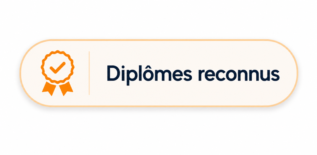 Diplômes reconnus et certifications professionnelles